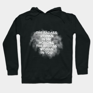 Badass Woman Smoke Hoodie